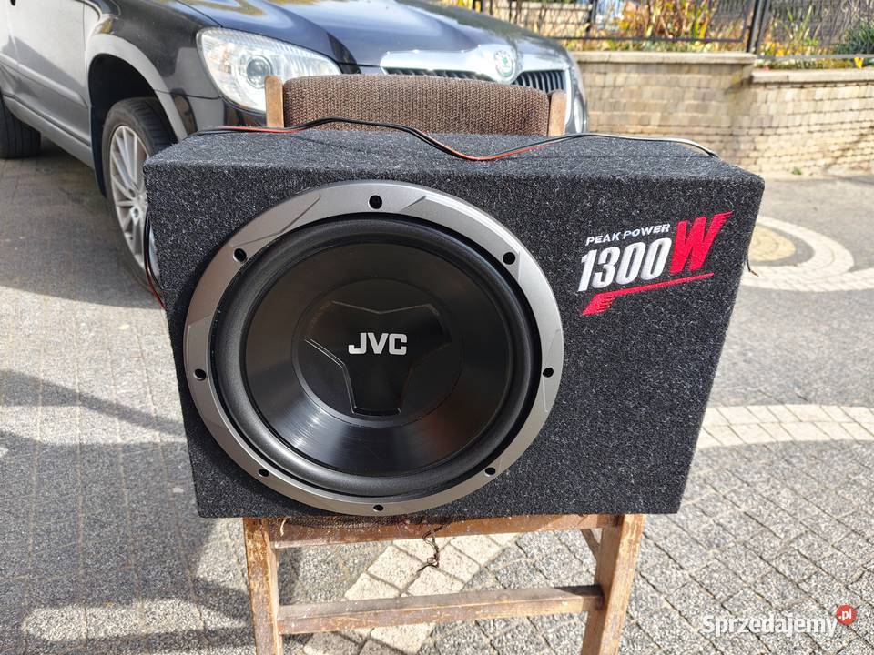 Skrzynia basowa bassowa subwoofer tuba JVC Głośniki Niegowonice