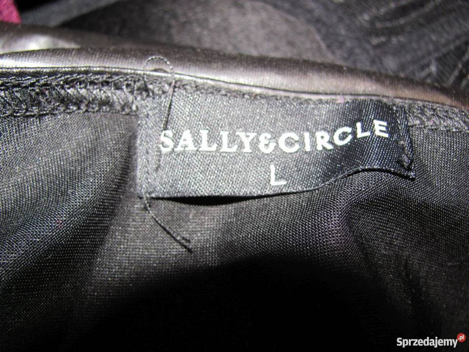 komplet top leginsy SALLY CIRCLE TOPSHOP czarny