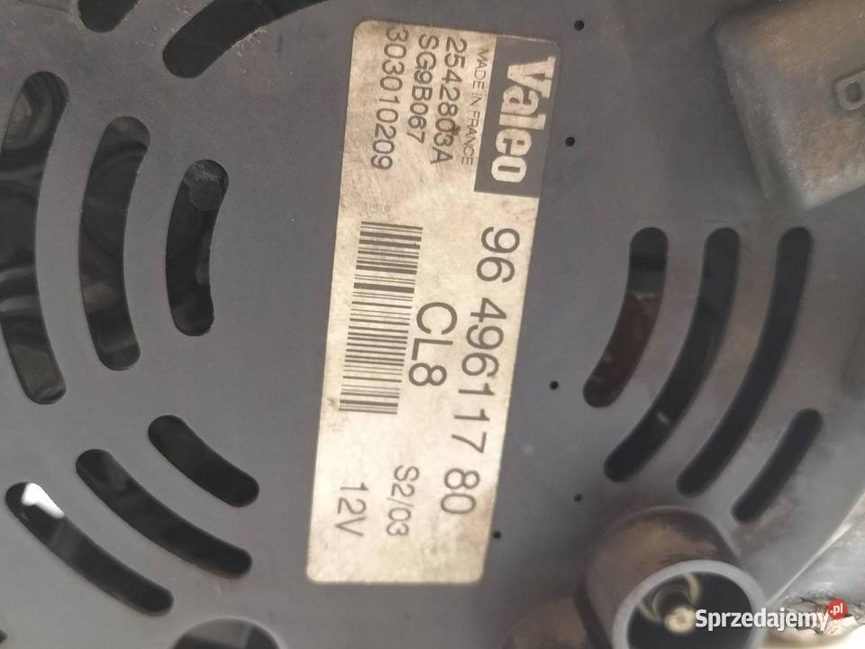 ALTERNATOR 9649611780 14 8V Peugeot 307 I