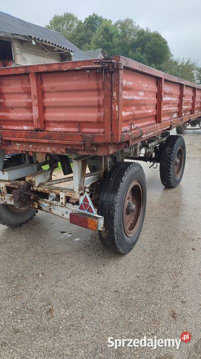 Przyczepa Autosan wywrotka d732 uszkodzony Węchadłów