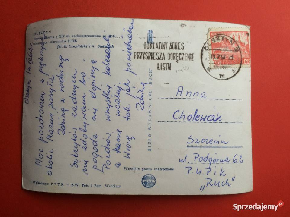 2351 Widokówka Olsztyn Szczecin