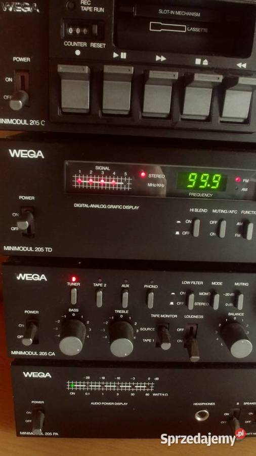 Wega Minimodul 205 Aiwa System 22 Vintage pomorskie Gdańsk