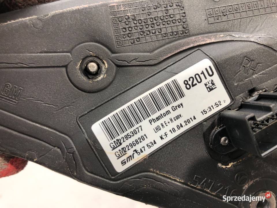 LUSTERKO PRAWY OPEL INSIGNIA A Hatchback 0817 podkarpackie