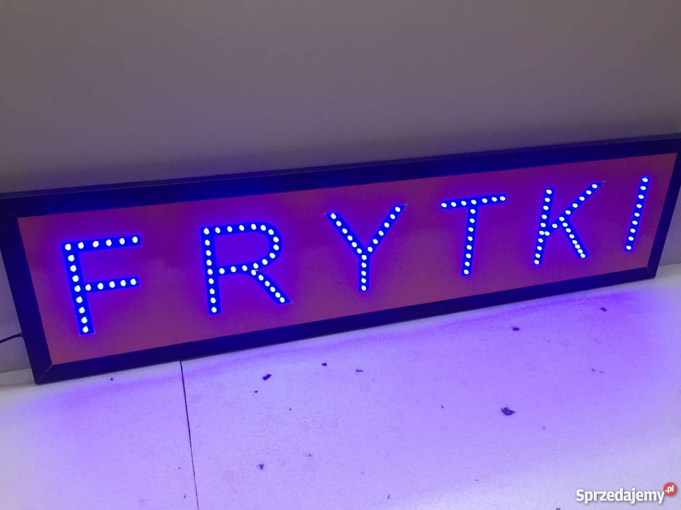 SZYLD DIODOWY Reklama LED FRYTKI 100x25 Warszawa