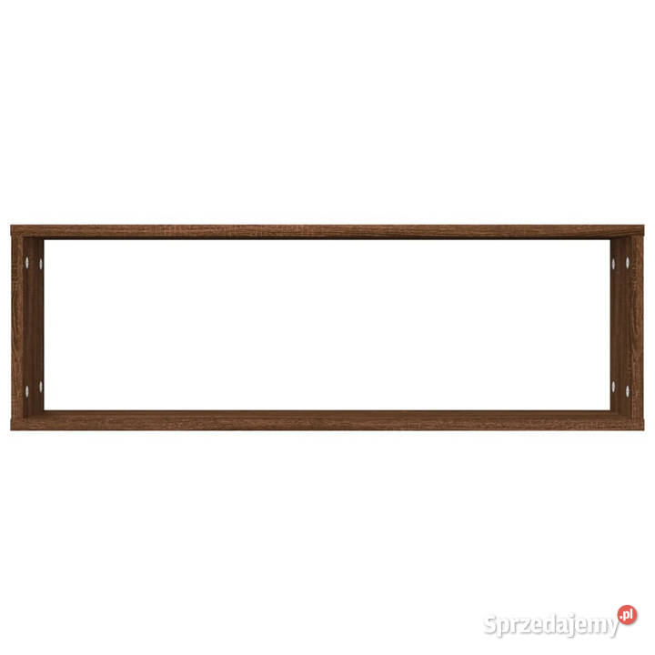 Półki ścienne 4 brązowy dąb 80x15x265 WM815922 Warszawa