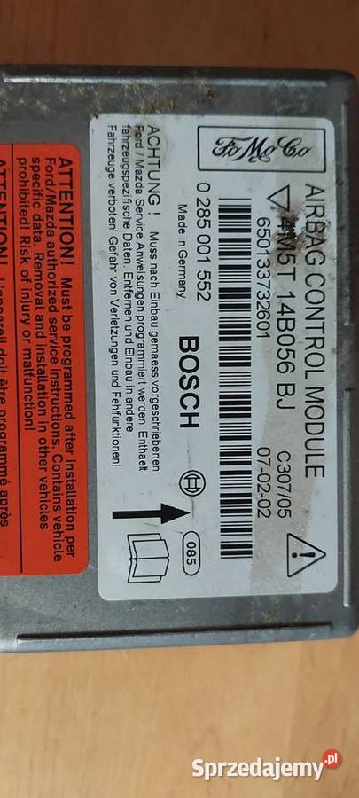 Moduł sensor sterownik airbag Ford Focus Mk 2 osobowe Szczecin sprzedam