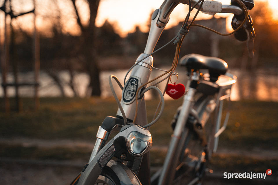 Rower elektryczny gazelle orange nowa bateria