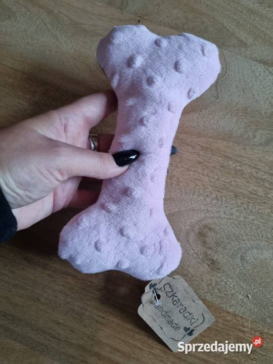 Dwukolorowa zabawka z piszczałką pieska Warszawa