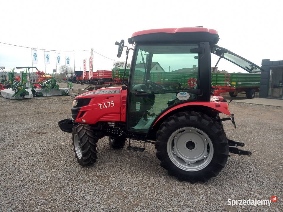 Ciągnik TYM T475 rolniczy sadowniczy komunalny lubelskie Łuków