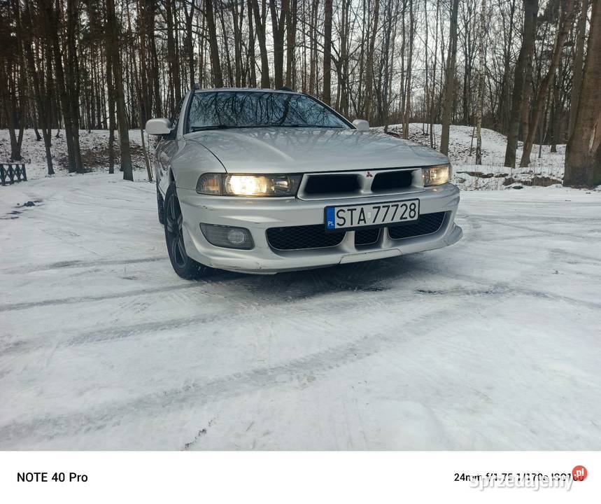 Mitsubishi Galant 25 V6 2002 welurowa tapicerka Bytom