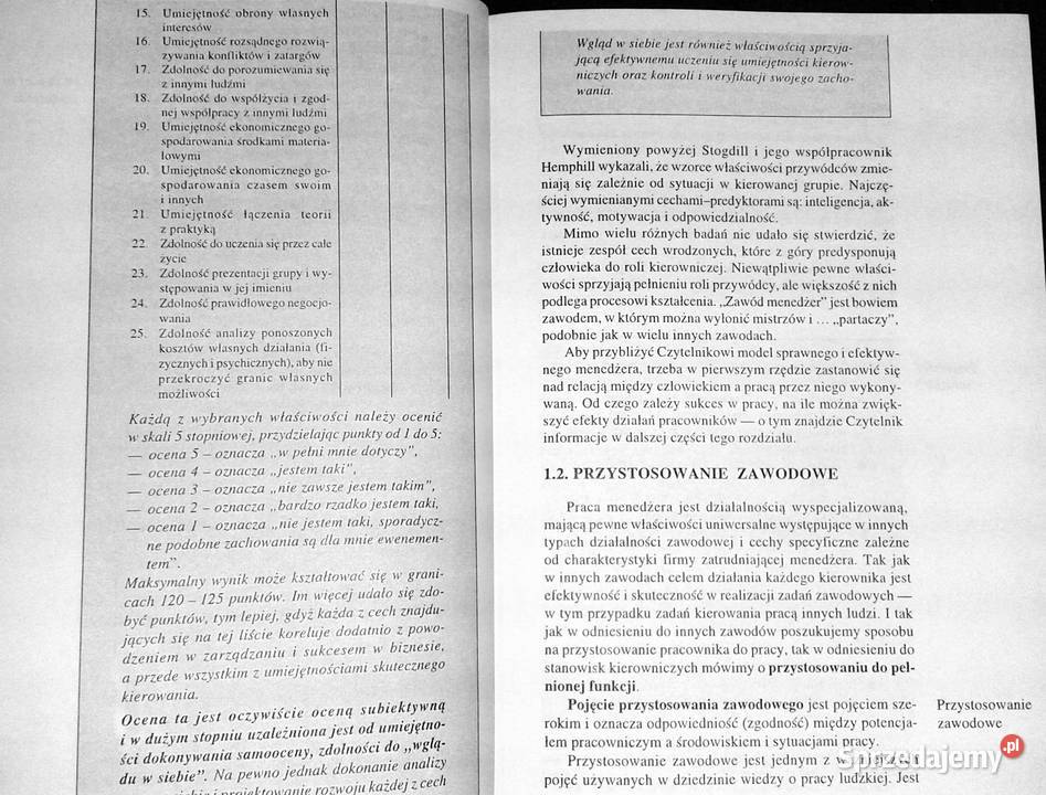 Psychologia w zarządzaniu Elżbieta Karney Chełm