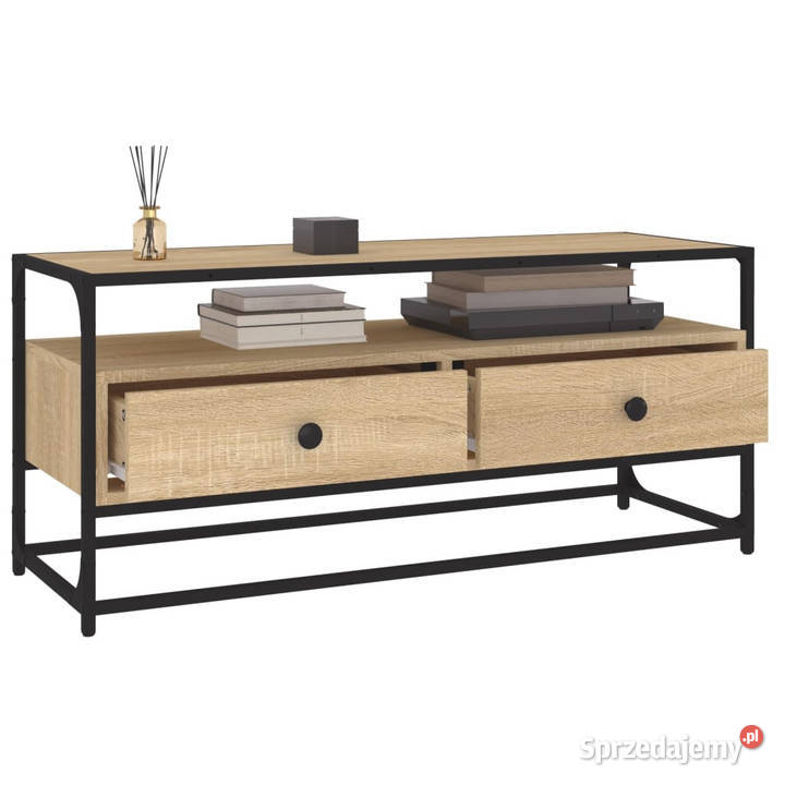 Szafka pod TV dąb sonoma 100x35x45 materiał Warszawa