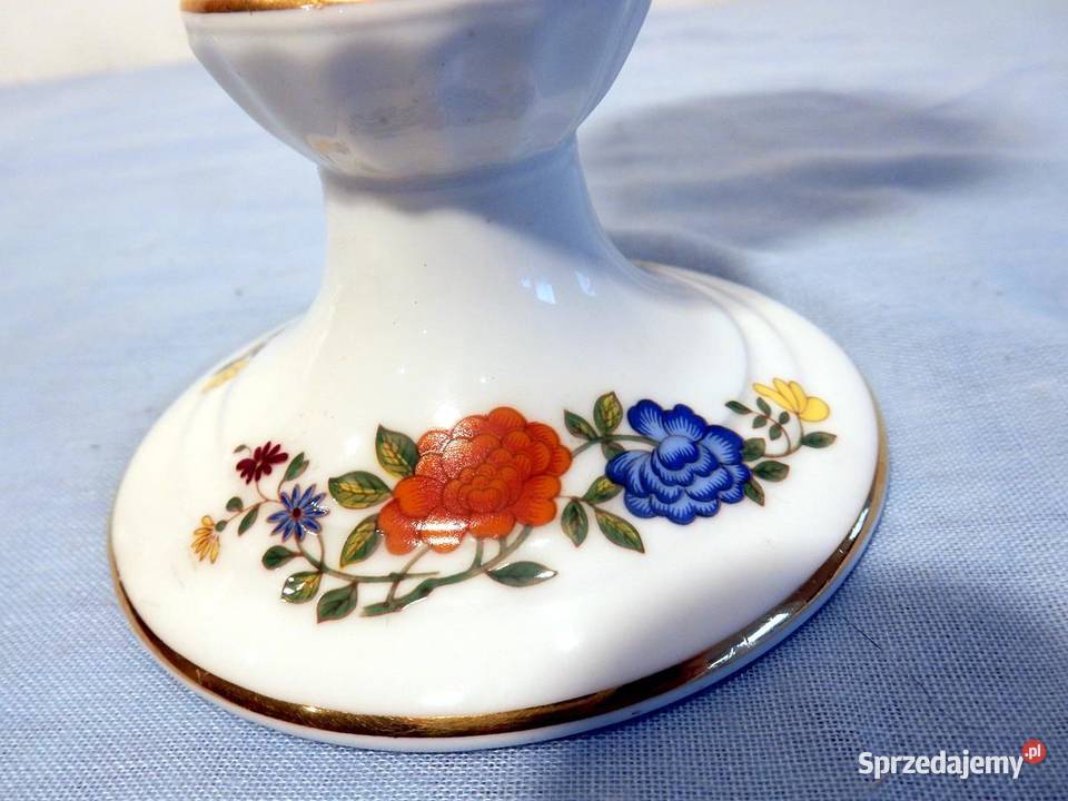 Dwa świeczniki Porcelana Aynsley Jamille Rose