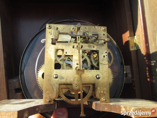 Zegar ścienny orzech antyk Gliwice