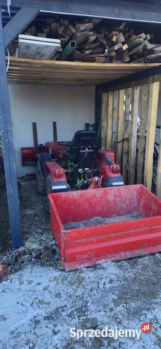 Traktorek tv 521 z Pługiem do śniegu Kozy