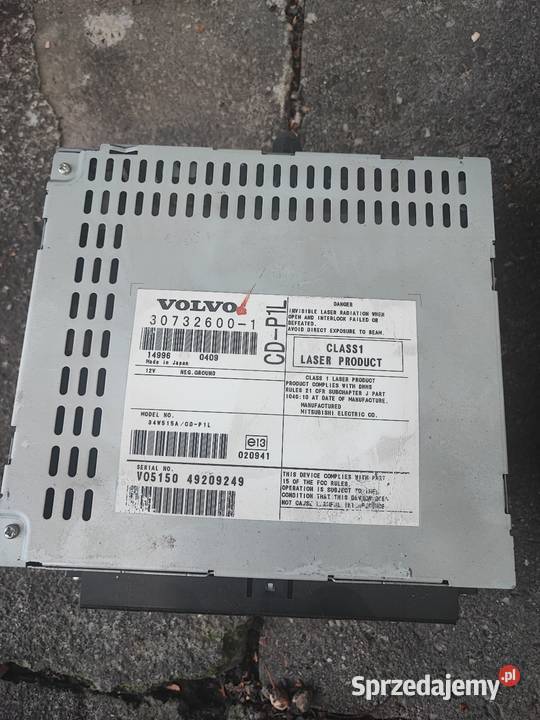 Volvo S40 V50 Radio wyspa odtwarzacz CD osobowe Sprzęt audio fabryczny Rydułtowy sprzedam