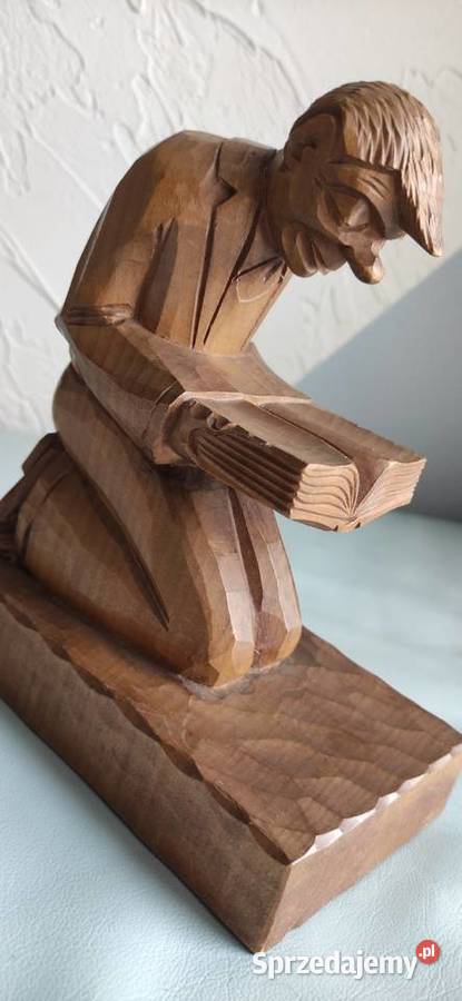 Drewniana rzeźba rękodzieło Kiełczewice Dolne