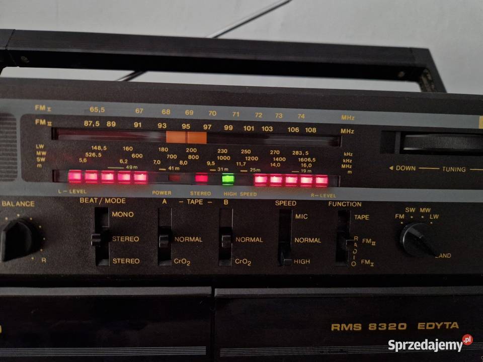 Radio boombox Unitra Eltra Edyta 2 RMS 8230 88 Koronowo