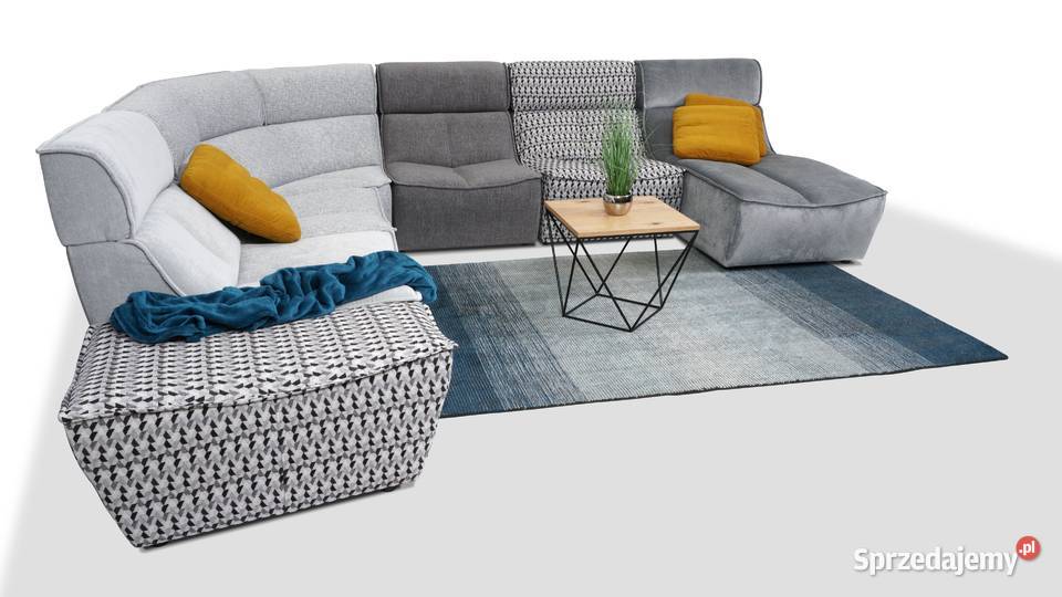 Wypoczynek Narożnik Modułowy Skóra Tkaniny Każdy Gliwice