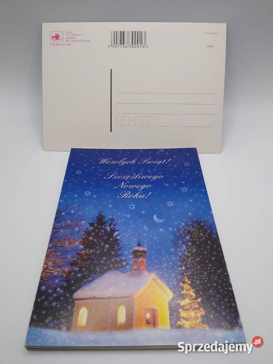 Kartka świąteczna Boże Narodzenie zestaw 13 Pan Gdańsk