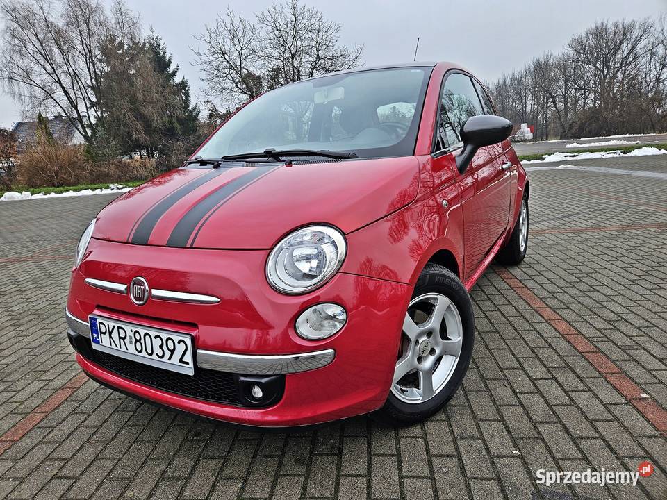 Fiat 500 14 benzyna 100 serwosowany panoramadach Koźmin Wielkopolski sprzedam