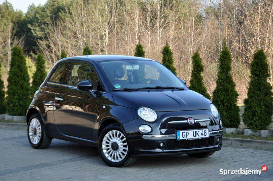 Fiat 500 12i69PanoramaKlimatronikWelurChromI światła przeciwmgielne mazowieckie Ostrów Mazowiecka