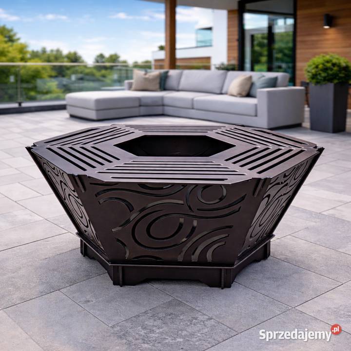 Palenisko ogrodowe PREMIUM 3 mm grill ruszt 7575 Sączów