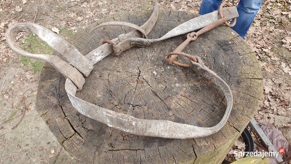 Ogłowie wodze chomonto konia lejce uprząż stare Warszawa