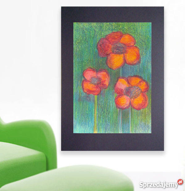 obrazek z kwiatamiczerwone kwiaty rysunek do Katowice