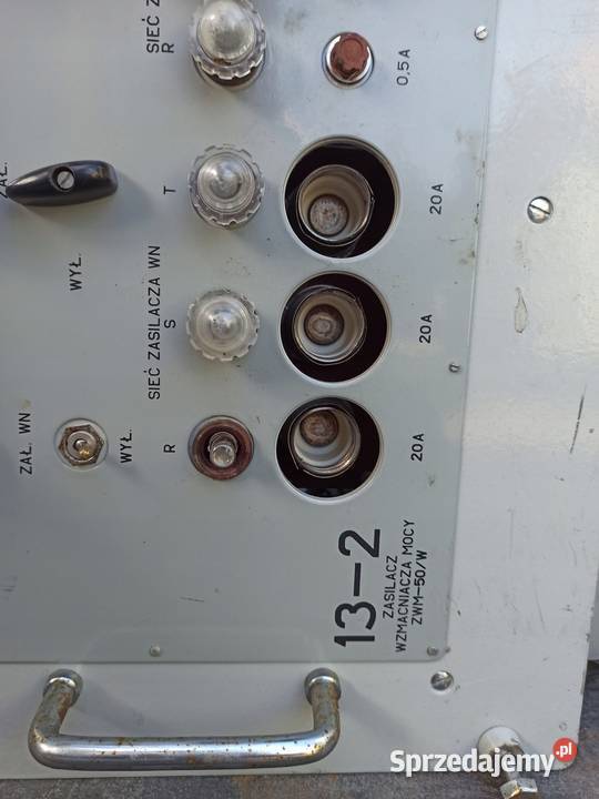 Zasilacz wzmacniacza mocy ZWM50W 132 radiostacja Skierniewice