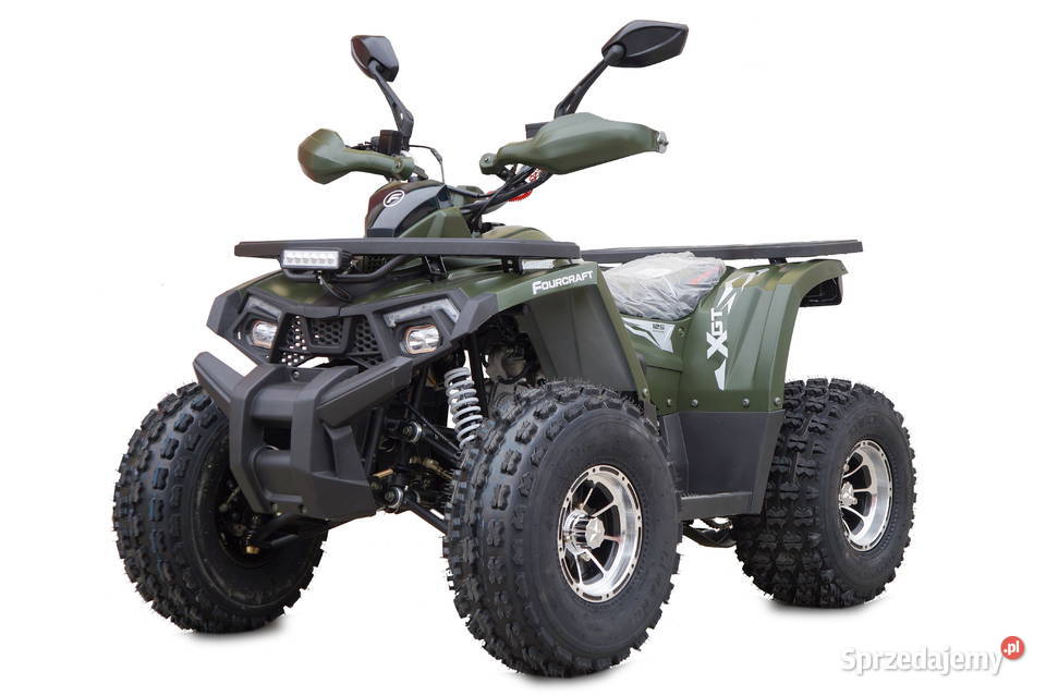 QUAD ATV 125cc FOURCRAFT PÓŁAUTOMAT KOŁA 8' ALUFELGI XL