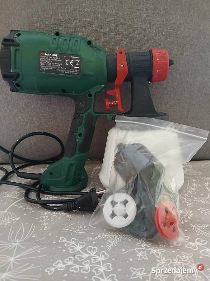 PISTOLET MALARSKI PARKSIDE NATRYSKOWY 450W HVLP Malarskie Ruda Śląska sprzedam