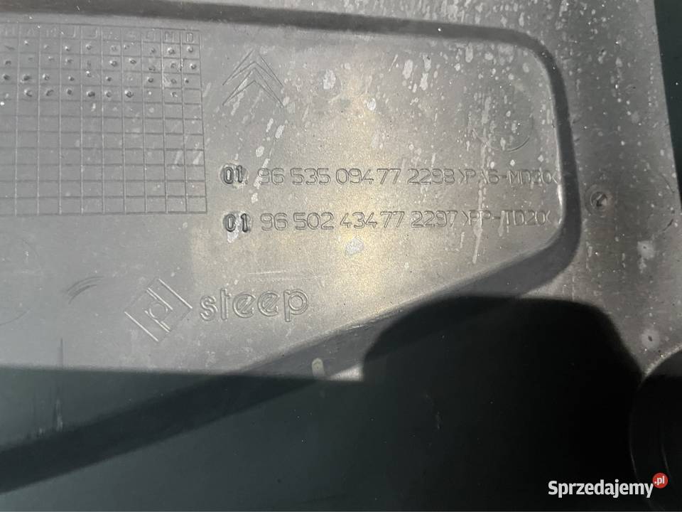 9653509477 osłona górną pompy citroen c5 II 2 zachodniopomorskie Szczecin