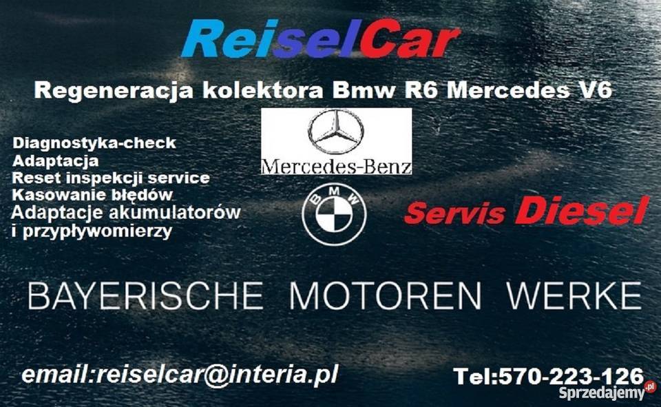 Regeneracja kolektora mercedes e320cdi S320cdi mazowieckie Warszawa