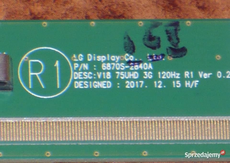 Płytki matrycy TV Sony KD75XF8596