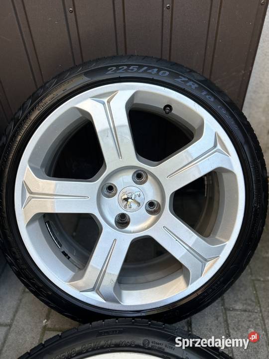 Sprzedam komplet kół alufelg peugeot 4x108 18 Konin sprzedam