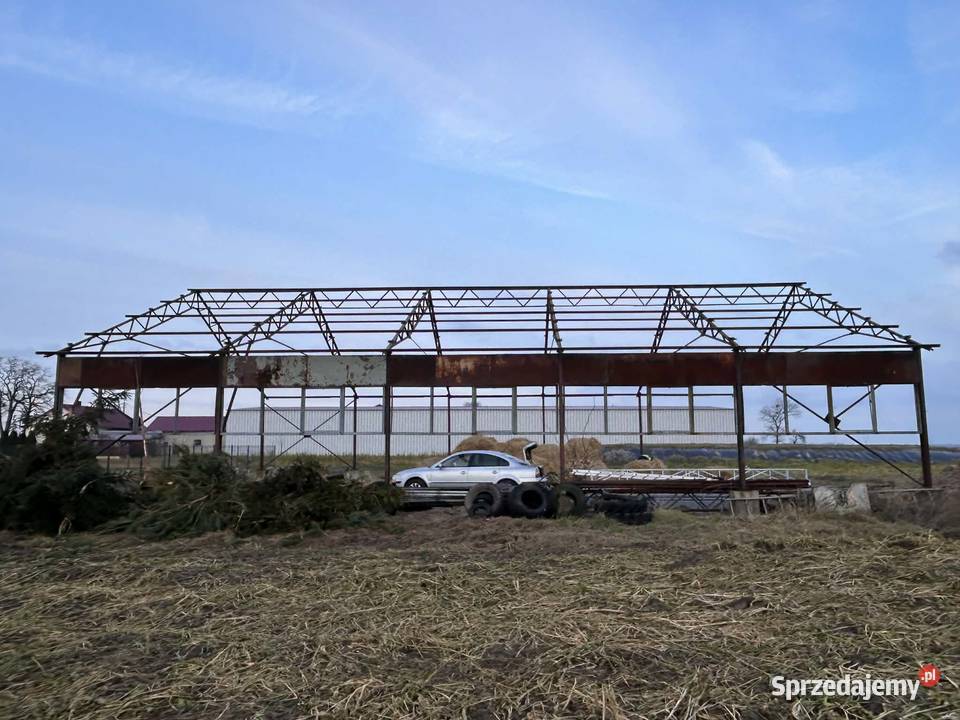 HALA wiata konstrukcja blacha trapez dach 135x25 Kutno