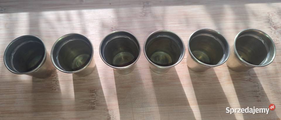 Kieliszki srebro MINERVA Francja Warszawa