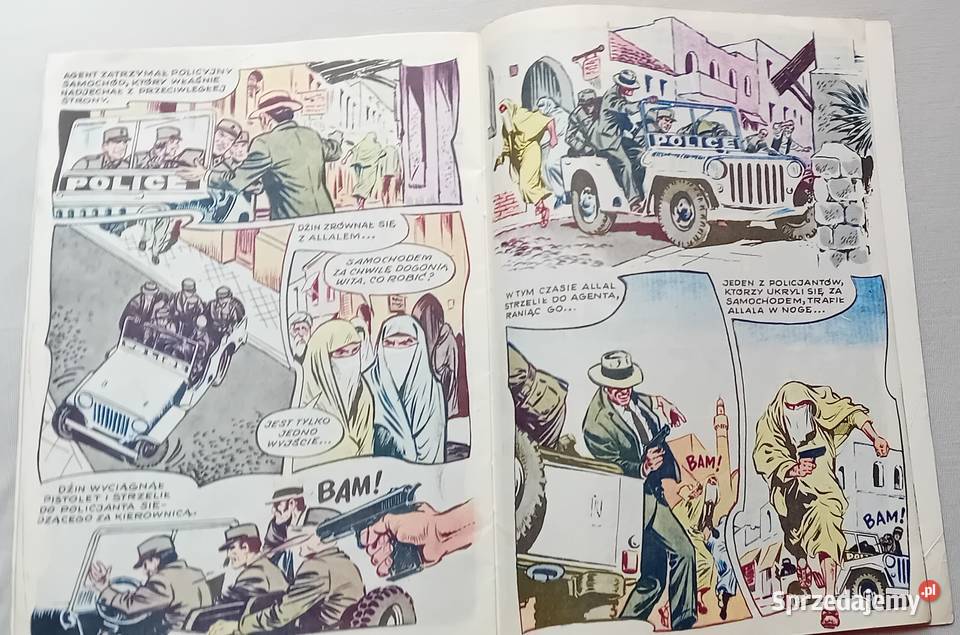 Komiks Tajemnica złotej maczety 4 Tragiczny wielkopolskie Koźminek