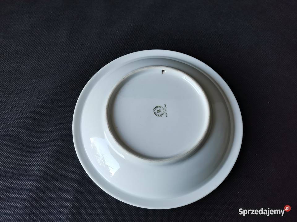 Stary wiszący talerz ozdobny porcelana Bogucice
