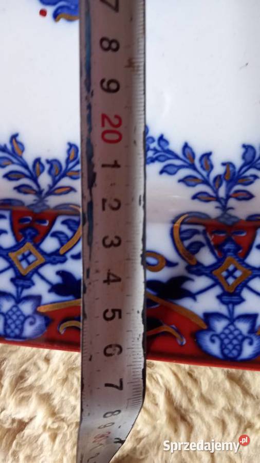 Kobalt złoto i brązduży polmisek mazowieckie Warszawa