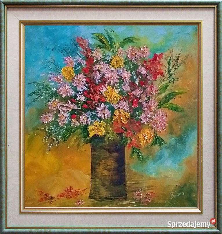 Obraz olejny Polne kwiaty Lublin