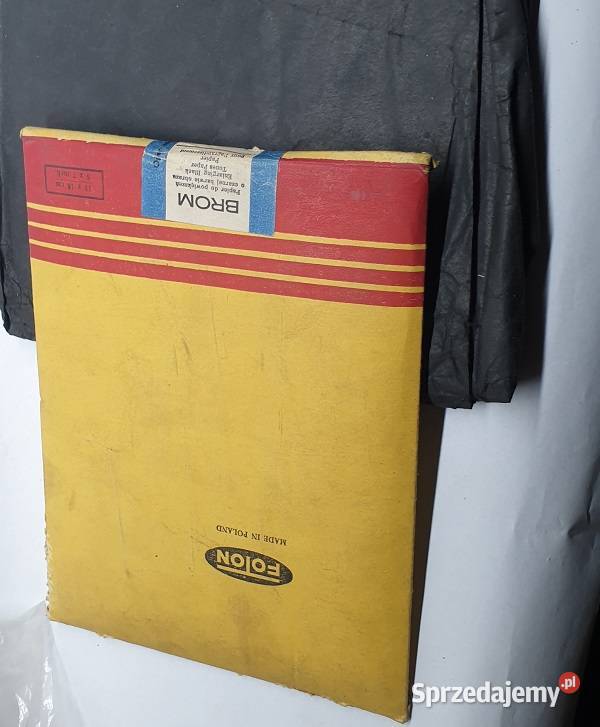 Papier fotograficzny firmy FOTON z lat PRL Pozostałe Reszel