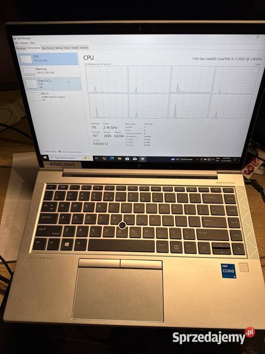 Laptop HP Elitebook 840 g8 i5 16GB RAM 256 ssd Kraków