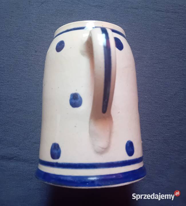 Ceramiczny kufel art deco Gsuffa ręcznie Koźminek