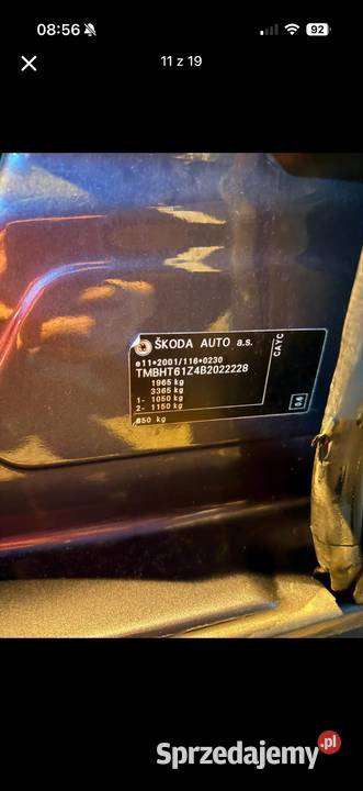 Skoda octavia 2 16 tdi zadbana bez wkładu Inowrocław