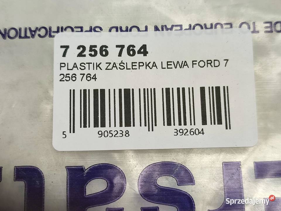 PLASTIK ZAŚLEPKA DRZWI LEWY TYŁ FORD ESCORT VI