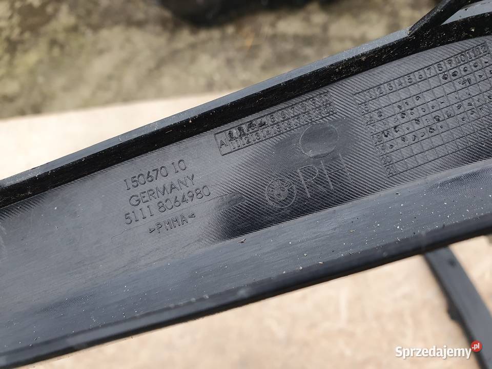 BMW G30 G31 MPAKIET LISTWA PRAWA ZDERZAKA PRZÓD Międzychód