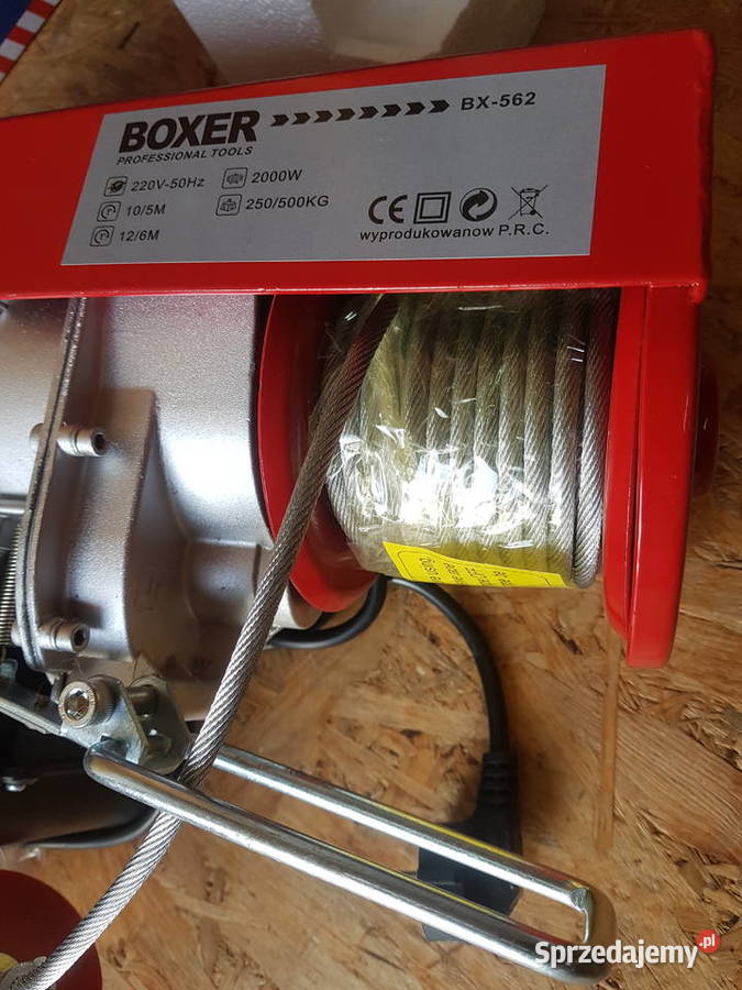 wyciagarka elektryczna firmy Boxer bx 562 Głogowa