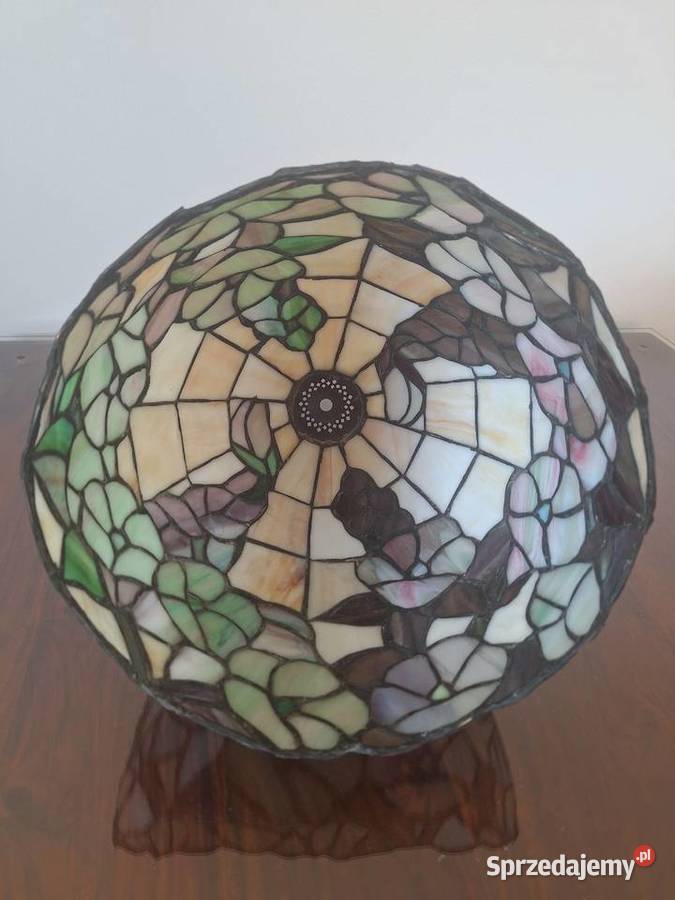 Lampa witrażowa stojąca szkło Tiffany biurkowa Gdańsk